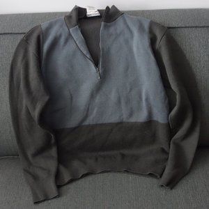 Diesel Maturity Speedway Express Made in Italy Gray Sweater Size S